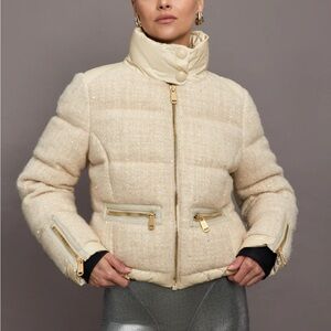 Goldbergh Chamonix Cream Puffer ski Jacket